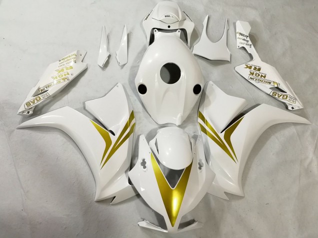 Carénages Moto Honda CBR1000RR 2012-2016 - Blanc Or