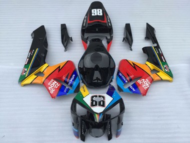 Carénages Moto Honda CBR600RR 2005-2006 - Noir Rouge 86