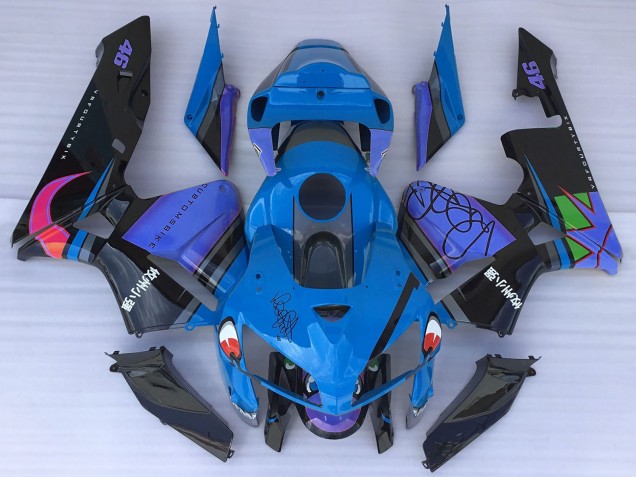Carénages Moto Honda CBR600RR 2005-2006 - Bleu Requin