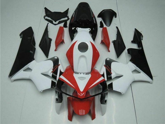 Kits Carénage Moto Honda CBR600RR 2005-2006 - Blanc Rouge Noir