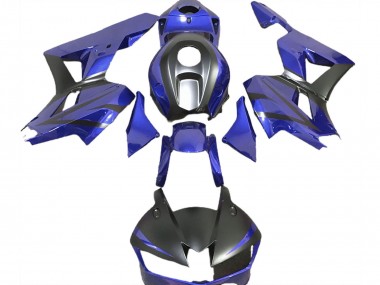 Carénages Moto Honda CBR600RR 2013-2023 - Bleu Noir Mat
