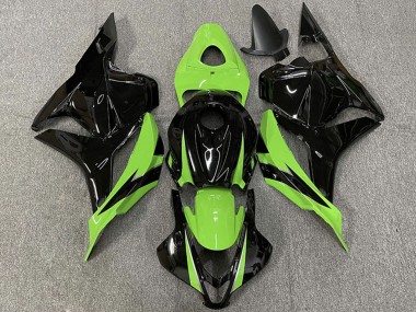 Carénages Moto Honda CBR600RR 2009-2012 - Vert Noir Brillant OEM Style