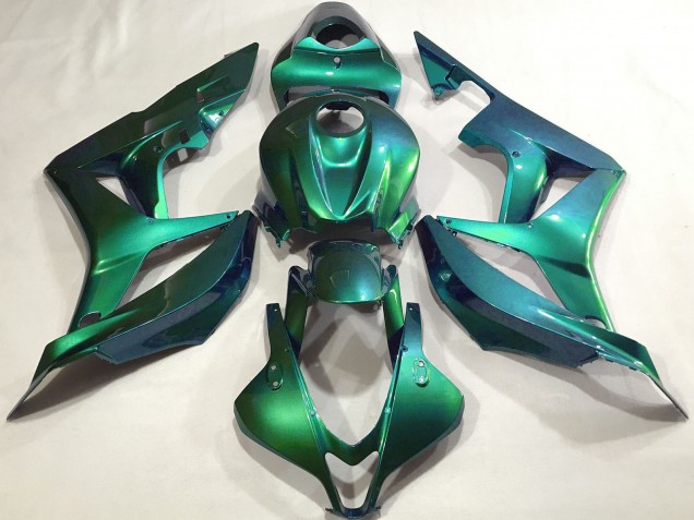 Carénages Moto Honda CBR600RR 2007-2008 - Emerald Vert Plaine