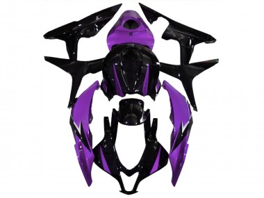Carénages Moto Honda CBR600RR 2007-2008 - Violet Noir Brillant