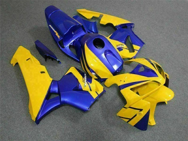 Carénages Moto Honda CBR600RR 2005-2006 - Jaune Bleu