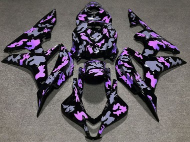Carénages Moto Honda CBR600RR 2007-2008 - Violet Gris Camouflage