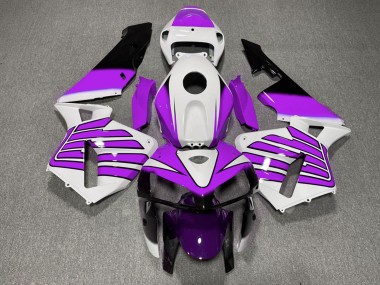 Carénages Moto Honda CBR600RR 2005-2006 - Violet Blanc Ailes