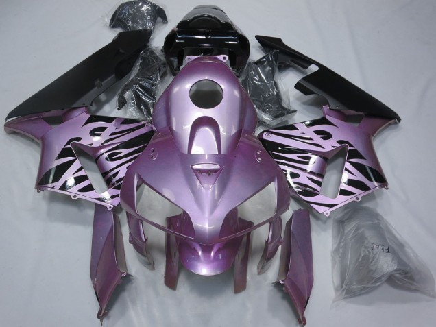 Carénages Moto Honda CBR600RR 2005-2006 - Rose Violet Flamme