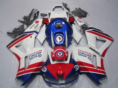 Carénages Moto Honda CBR600RR 2013-2023 - Blanc Rouge Bleu Royal Air Force
