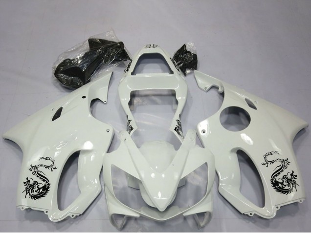 Carénages Moto Honda CBR600 F4i 2001-2003 - Blanc Dragon