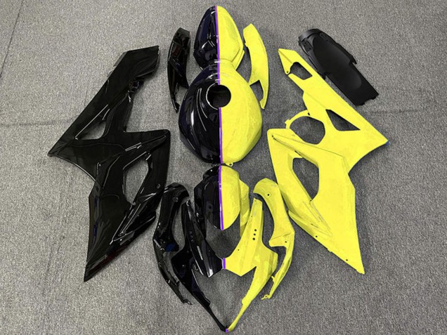 Carénages Moto Suzuki GSXR 1000 2005-2006 - Noir Brillant Jaune