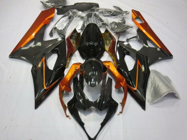 Carénages Moto Suzuki GSXR 1000 2005-2006 - Burnt Orange Noir