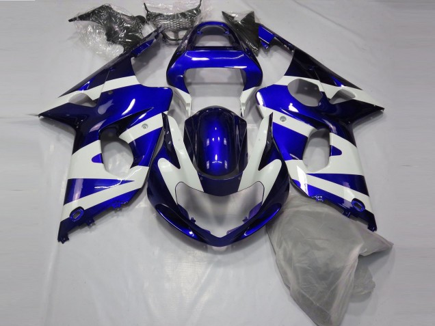 Carénages Moto Suzuki GSXR 1000 2000-2002 - Bleu Blanc