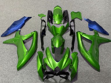 Carénages Moto Suzuki GSXR 600 / GSXR 750 2008-2010 - Vert Bleu