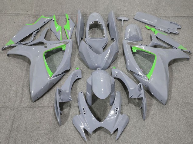 Carénages Moto Suzuki GSXR 600 / GSXR 750 2006-2007 - Nardo Gris Vert