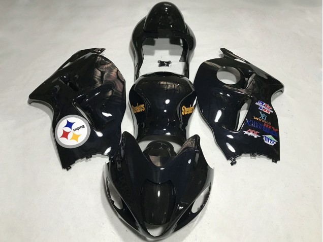 Carénages Moto Suzuki GSXR 1300 1996-2007 - Noir Brillant Team Logo
