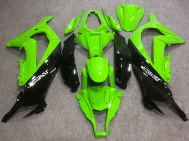 Carénages Moto ABS Kawasaki ZX10R 2016-2020 - Vert Noir Brillant