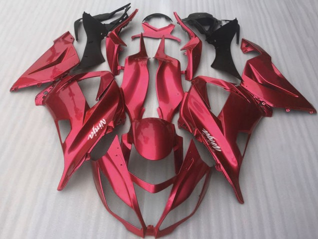 Carénages Moto Kawasaki ZX10R 2016-2020 - Rouge Bonbon Brillant