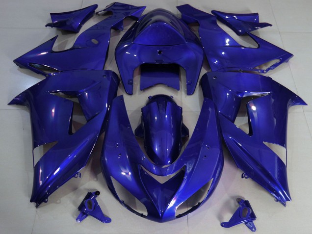 Carénages Moto Kawasaki ZX10R 2006-2007 - Bleu Foncé