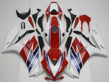 Kits Carénage Moto ABS Honda CBR1000RR 2012-2016 - Blanc Rouge Bleu