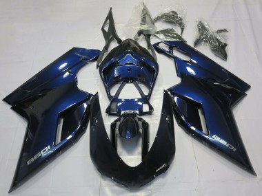 Carénages Moto Ducati 1098 2007-2014 - Bleu Profond