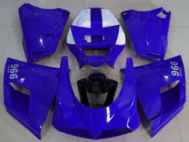 Carénages Moto Ducati 996 1993-2005 - Bleu Noir