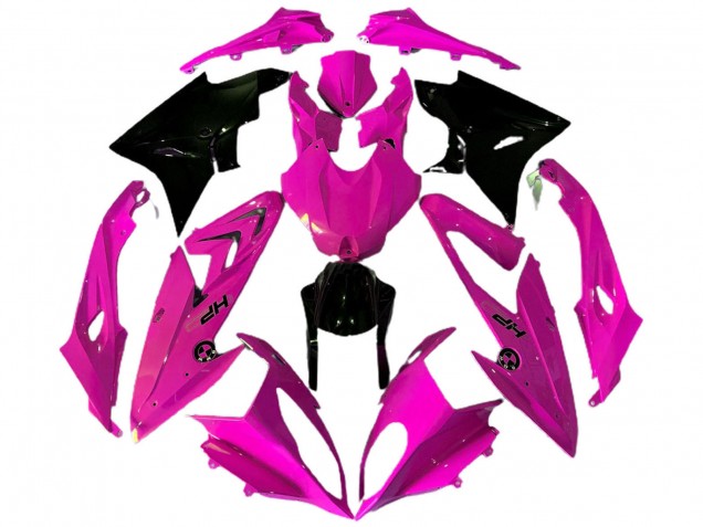 Carénages Moto BMW S1000RR 2009-2014 - Rose Noir Brillant HP