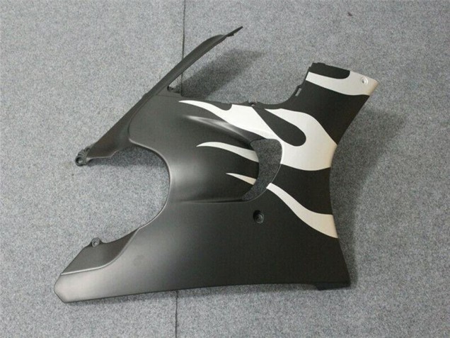 Carénages Moto Honda CBR600 F3 1995-1996 - Blanc Noir Mat Flamme