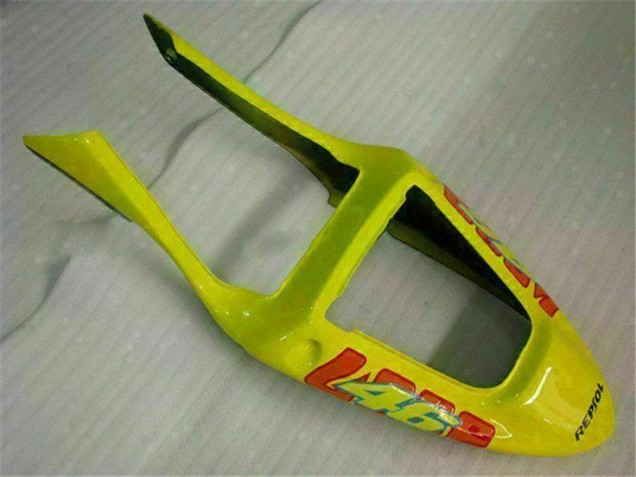 Carénages Moto Honda CBR600 F4i 2001-2003 - Jaune Orange Noir Brillant Rossi 46