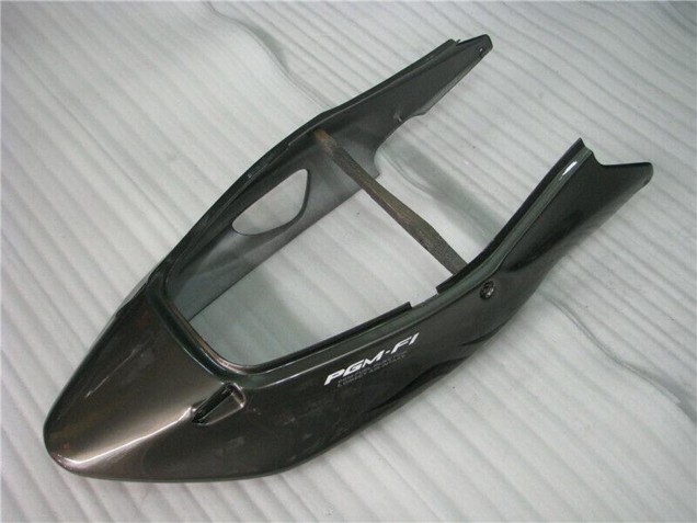 Carénages Moto Honda CBR1100XX Blackbird 1996-2007 - Noir Brillant Argent Flamme