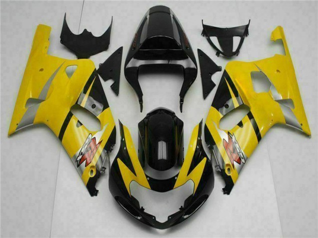Carénages Moto Suzuki GSXR 600/750 2001-2003 - Jaune Noir