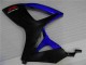 Carénages Moto Suzuki GSXR 600/750 2006-2007 - Bleu Noir Mat Rouge