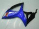 Carénages Moto Suzuki GSXR 600/750 2006-2007 - Bleu Blanc Noir Brillant Rouge