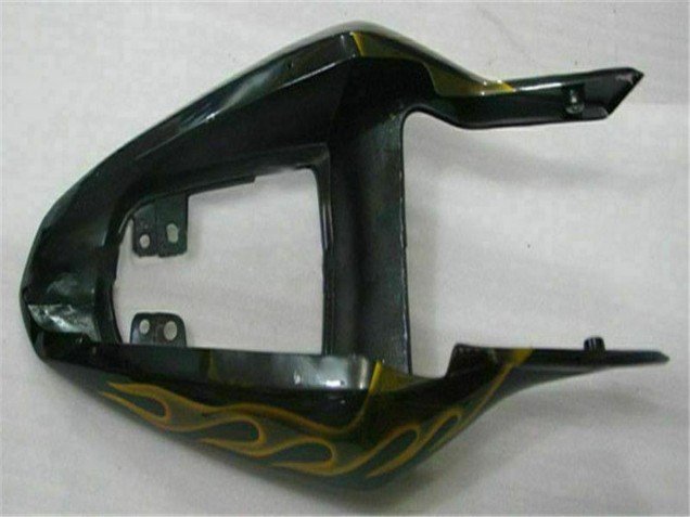 Carénages Moto Suzuki GSXR 1000 2003-2004 - Noir Brillant Or Flamme