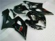 Carénage Moto Suzuki GSXR 1000 2005-2006 - Noir Brillant Noir Mat Rouge