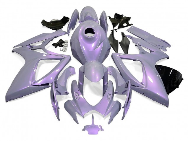 Carénages Moto Suzuki GSXR 600 / GSXR 750 2006-2007 - Caméléon Gris Dazz Violet Perle