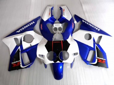 Carénages Moto Honda CBR400RR NC23 1987-1989 - Blanc Bleu HRC
