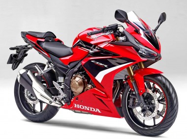 Carénages Moto Honda CBR400R 2022 - Rouge Blanc Noir Brillant