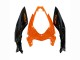 Carénages Moto Kawasaki Z400 2018-2024 - Orange Noir Brillant