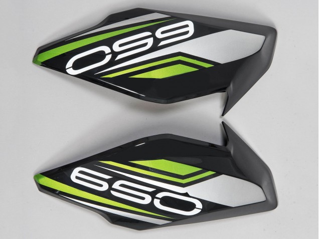 Carénages Moto Kawasaki Ninja Z650 2017-2019 - Noir Vert Argent