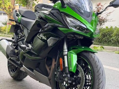 Carénages Moto Kawasaki Z1000SX 2020-2025 - Noir Gris Vert Ninja