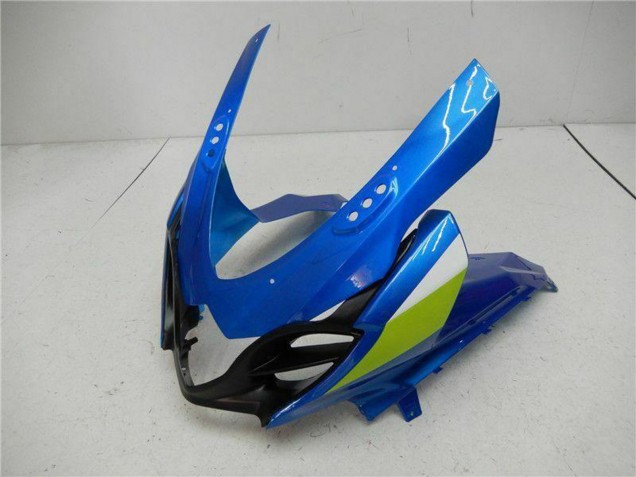 Kits Carénage Moto Suzuki GSXR 1000 2009-2016 - Bleu Vert Blanc