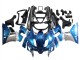 Carénages Moto Kawasaki ZZR600 1998-2003 - Bleu Argent Noir