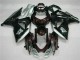 Carénages Moto Suzuki GSXR 1000 2009-2016 - Noir Brillant Argent Blanc