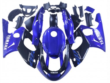 Carénages Moto Yamaha YZF600R Thundercat 1996-2007 - Bleu Noir Brillant
