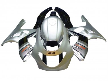 Carénages Moto Yamaha YZF600R Thundercat 1996-2007 - Argent Gris Noir Brillant