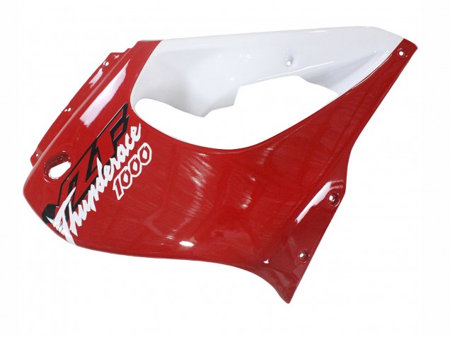 Kits Carénage Moto Yamaha YZF 1000R Thundecourses 1997-2007 - Rouge Noir Blanc Thundecourses
