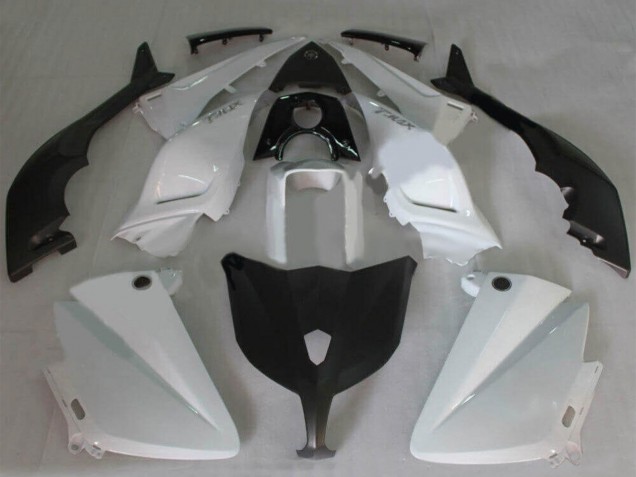 Carénages Moto Yamaha TMAX530 2012-2014 - Blanc Noir Brillant