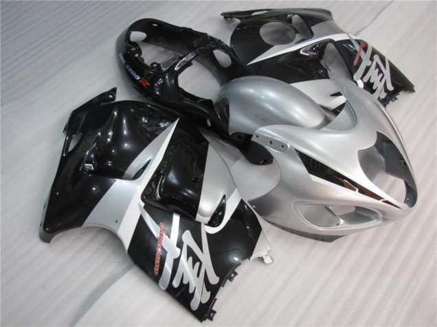 Carénages Moto Suzuki GSXR 1300 Hayabusa 1996-2007 - Argent Noir