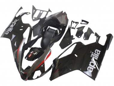 Carénages Moto Aprilia RSV1000 2003-2006 - Noir Brillant Gris Rouge